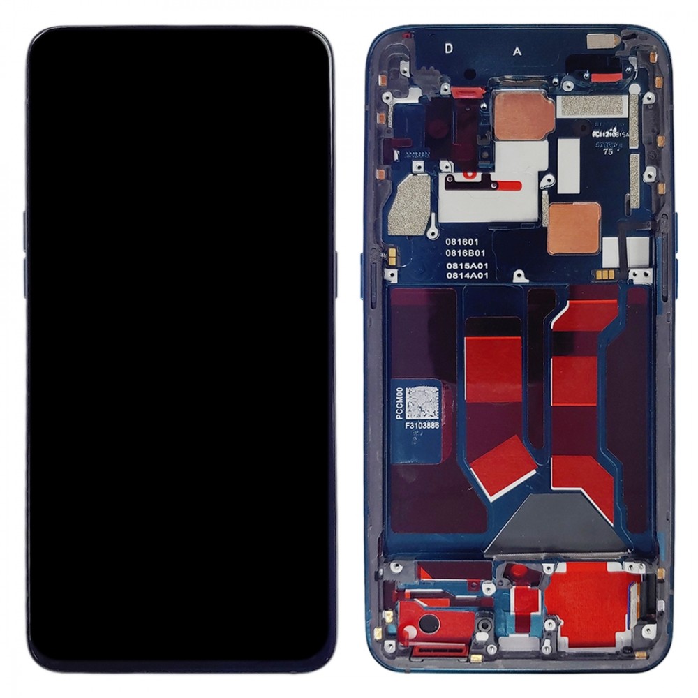 LCD Screen and Digitizer Full Assembly with Frame for OPPO Reno 10x zoom (Black) Oppo Replacement Parts Oppo Reno 10x zoom